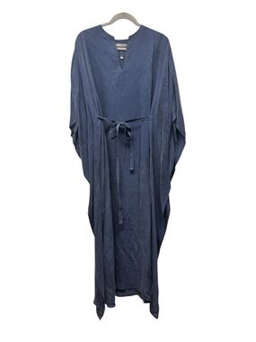 Women's Navy Ocean + Main Belted Kaftan Dress s/m